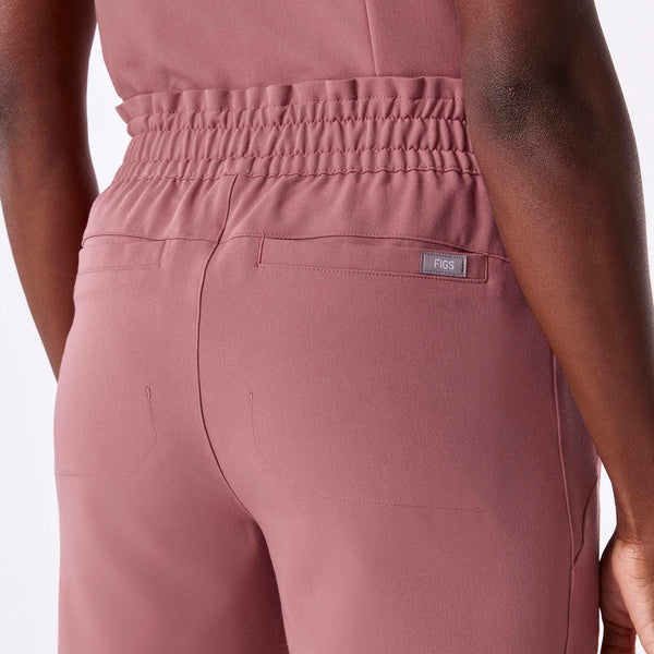 women's Mauve Davia High Waisted Straight Leg - Scrub Pant