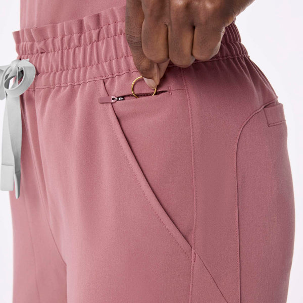 women's Mauve Davia High Waisted Straight Leg - Scrub Pant