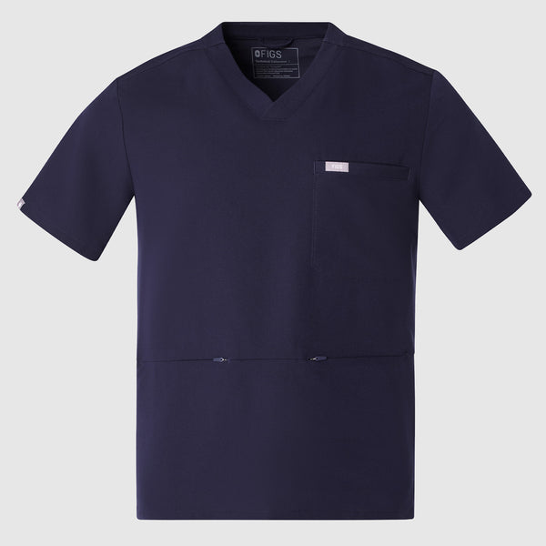 men's Black Paltz V-Neck - Scrub Top