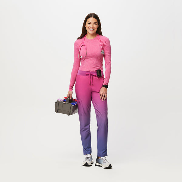 women's Sunset High Waisted Yola™ FREEx™ Lined- Petite Skinny Scrub Pants