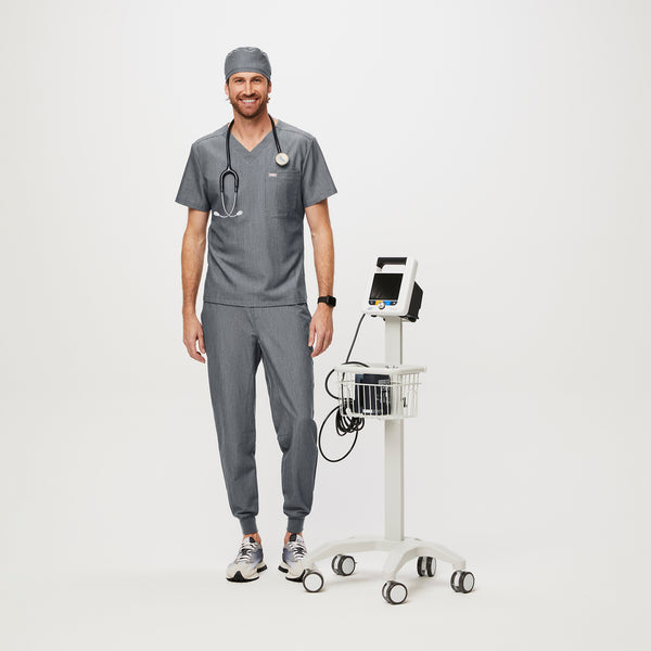 Graphite Modern - Classic Scrub Cap Buttonholes