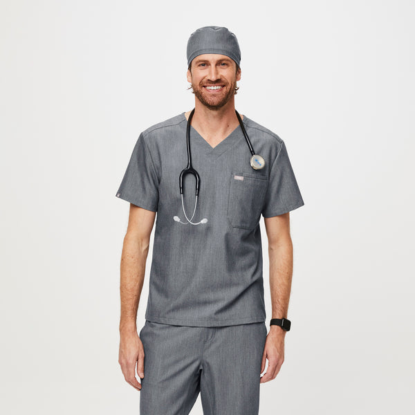Graphite Modern - Classic Scrub Cap Buttonholes