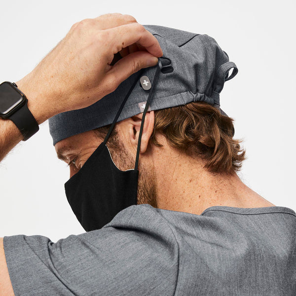 Graphite Modern - Classic Scrub Cap Buttonholes