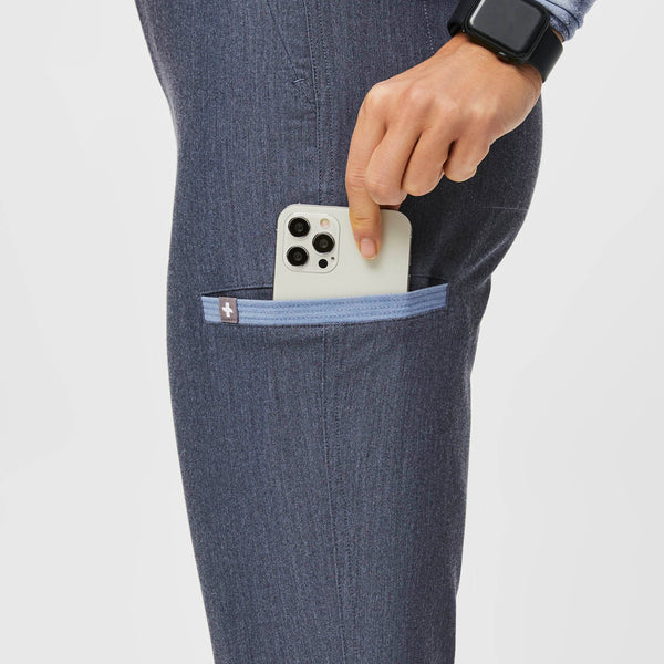 women's Heather Denim Evans - Skinny Scrub Pants