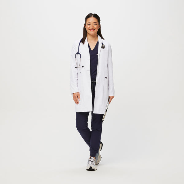 Women's White Bellevue - Long Lab Coat
