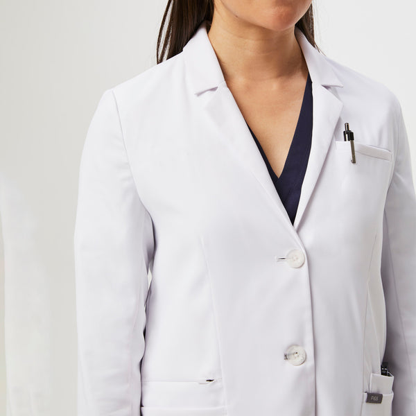 Women's White Bellevue - Long Lab Coat