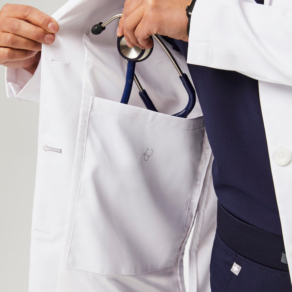 Women's White Bellevue - Long Lab Coat