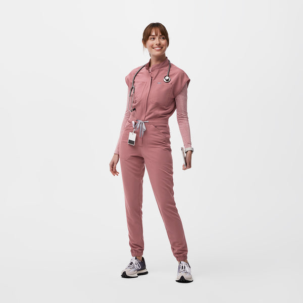 women's Mauve Rafaela Cargo - ScrubJumpsuit™