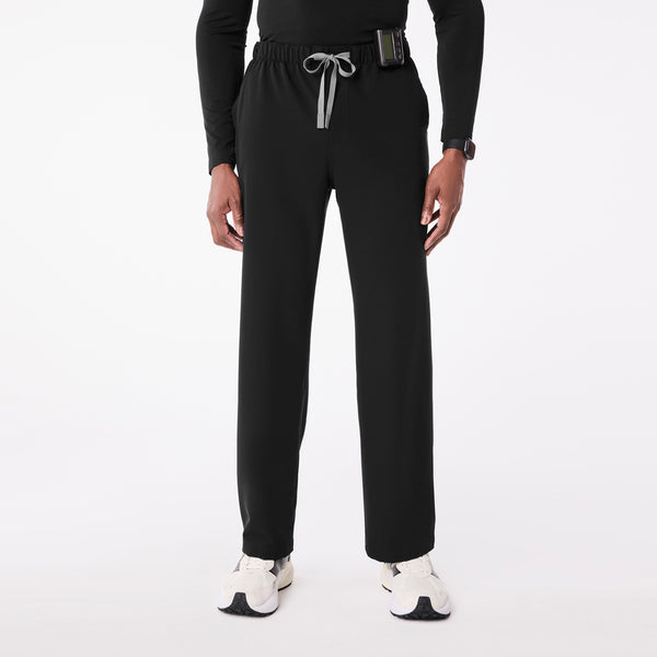 men's Black Halcott Relaxed Straight Leg - Scrub Pant