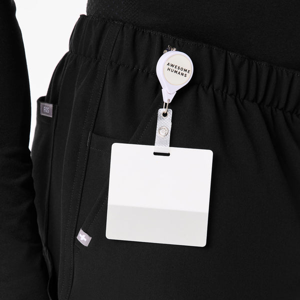 men's Black Halcott Relaxed Straight Leg - Scrub Pant