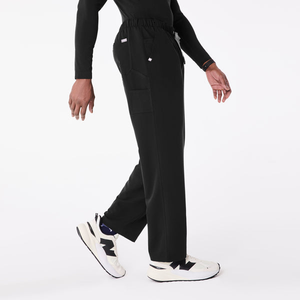 men's Black Halcott Relaxed Straight Leg - Scrub Pant