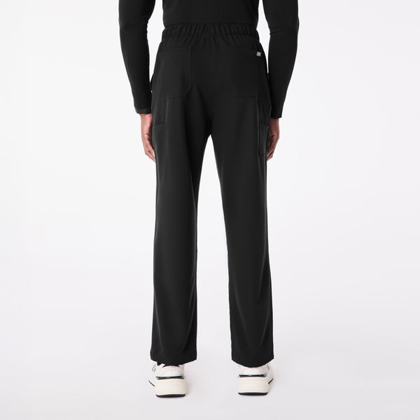 men's Black Halcott Relaxed Straight Leg - Scrub Pant