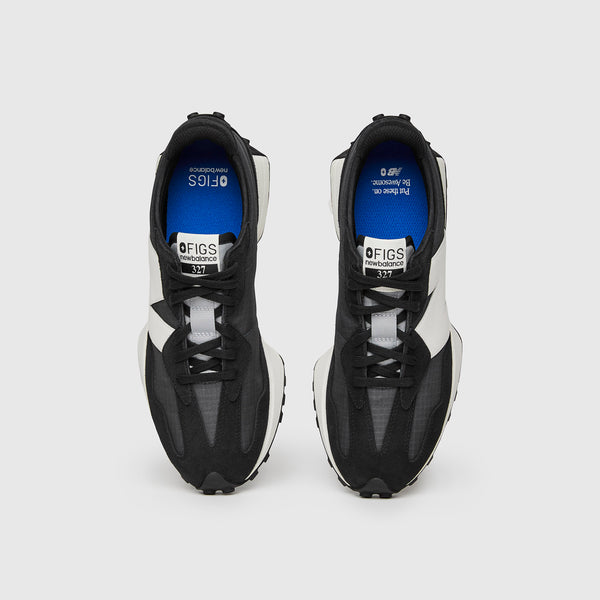 unisex Black FIGS | New Balance 327