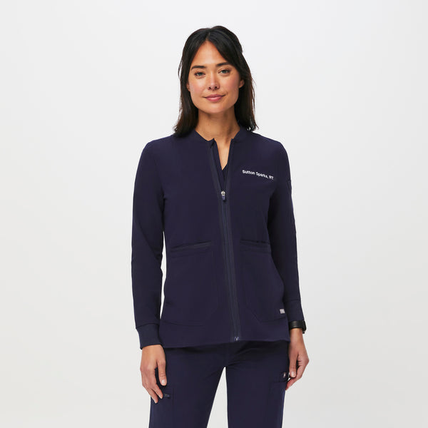 Women's Navy Bellery - Scrub Jacket