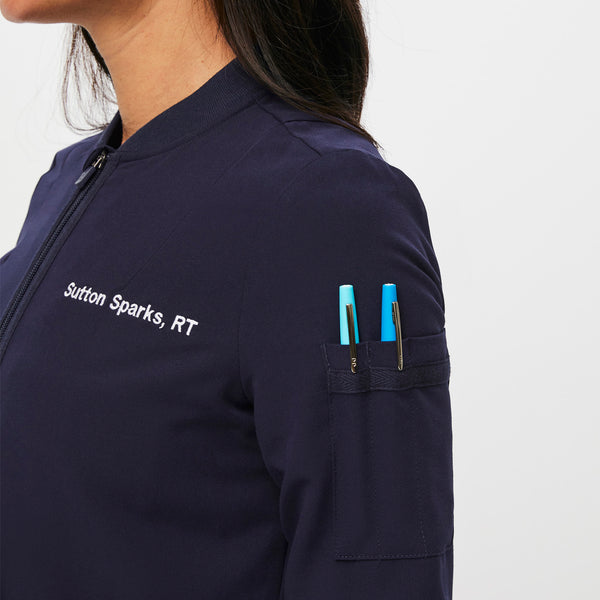 Women's Navy Bellery - Scrub Jacket
