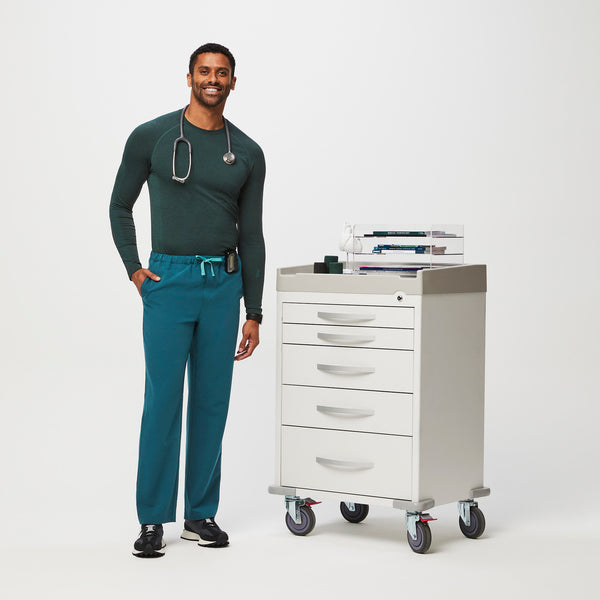 men's Caribbean Blue Pisco™ - Tall Basic Scrub Pants (3XL - 6XL)