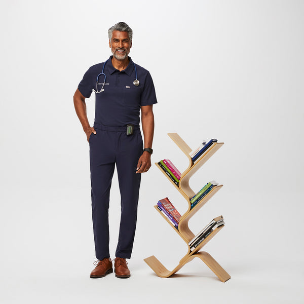 men's Navy FIGSPRO™ Tailored Trouser Tall