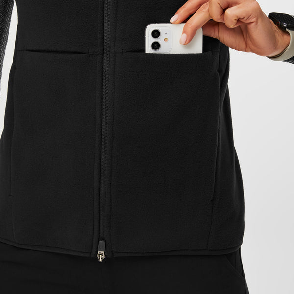 Women's Black On-Shift™ - Fleece Vest
