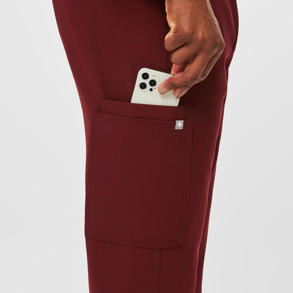 Men's Burgundy Axim™ - Cargo Scrub Pants