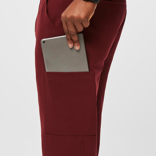 Men's Burgundy Axim™ - Cargo Scrub Pants
