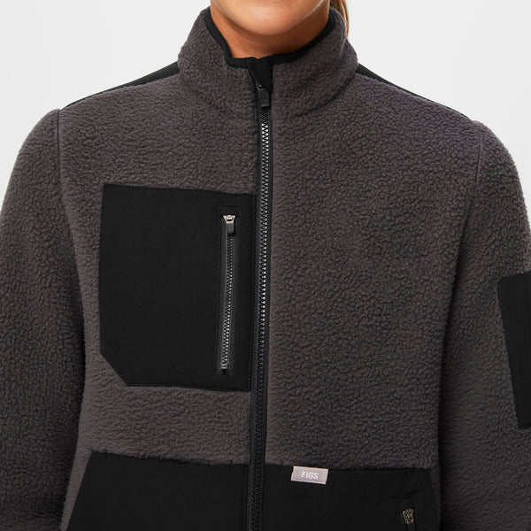 women's Dark Charcoal On-Shift™ - Sherpa Jacket