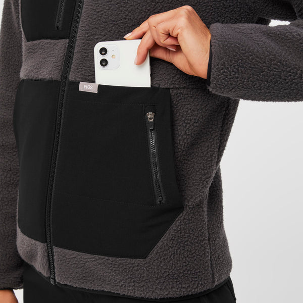 women's Dark Charcoal On-Shift™ - Sherpa Jacket