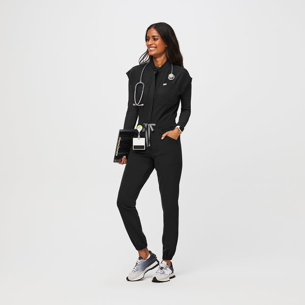 women's Black Rafaela Cargo - ScrubJumpsuit™