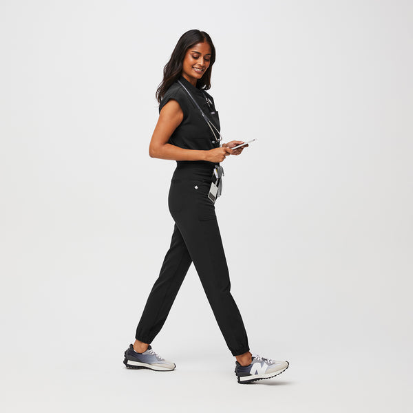 women's Black Rafaela Cargo - ScrubJumpsuit™