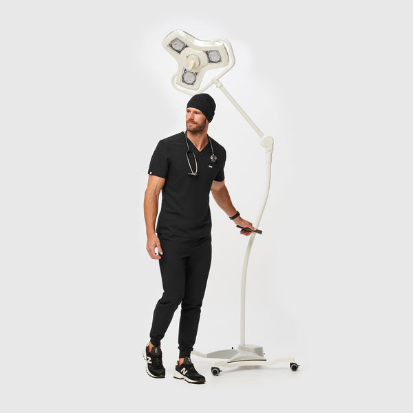 Black Modern - Expandable Scrub Cap