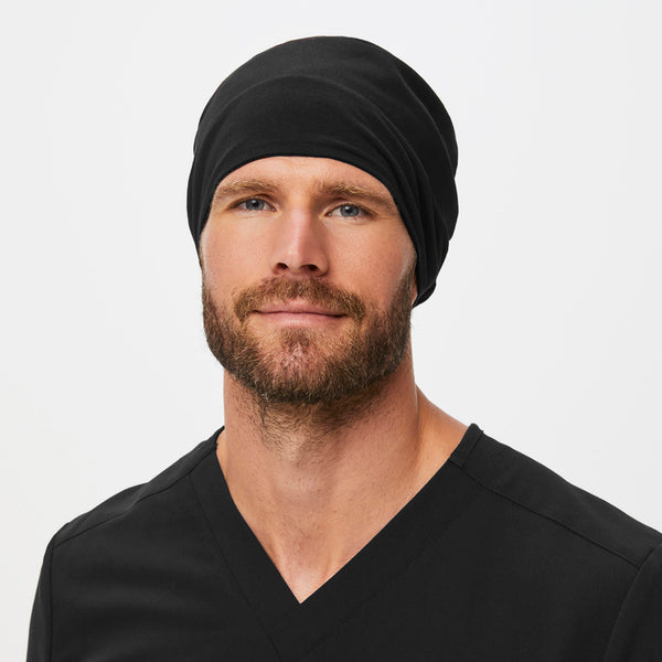 Black Modern - Expandable Scrub Cap