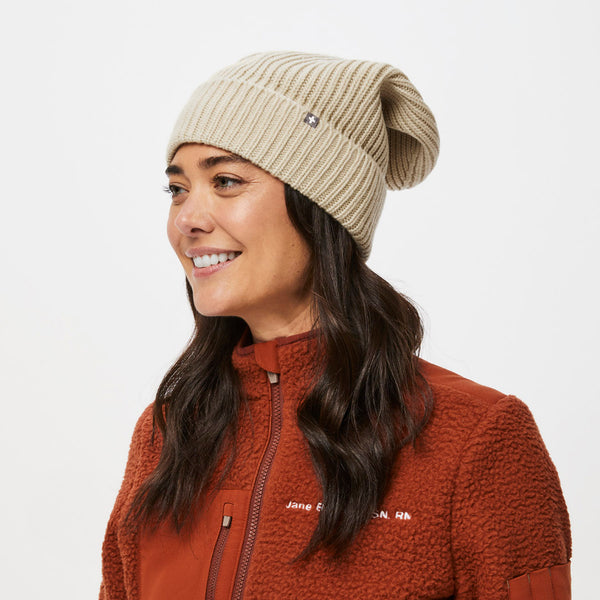 Oatmeal Oversized Beanie