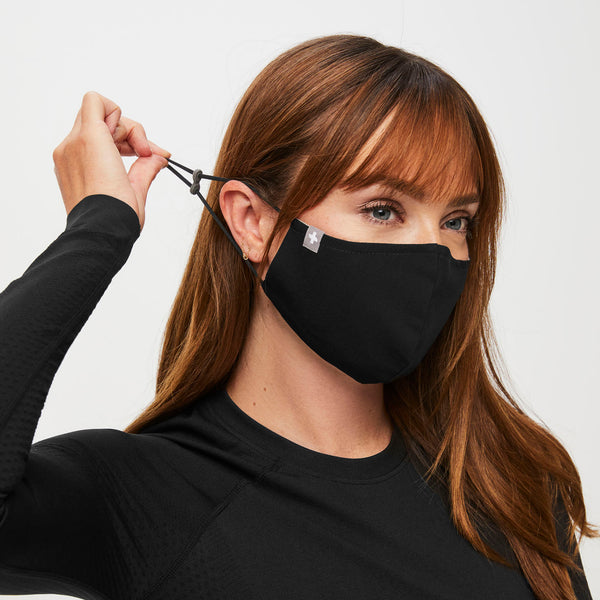 Black FIONx™ Woven Adjustable Mask