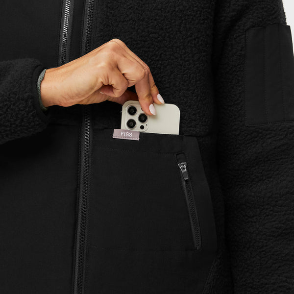 women's Black On-Shift™ - Sherpa Jacket