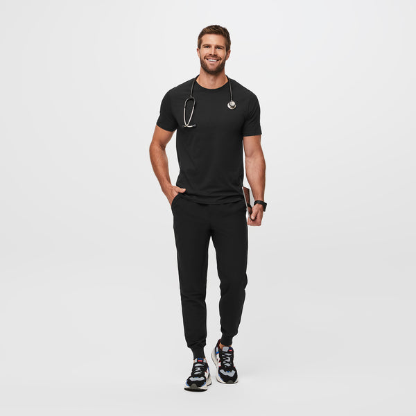Men's Black Supersoft - Shortsleeve Underscrub