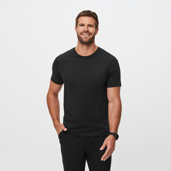 Men's Black Supersoft - Shortsleeve Underscrub