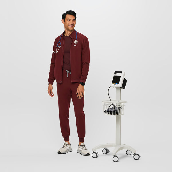 men's Burgundy Cobaki - Scrub Jacket