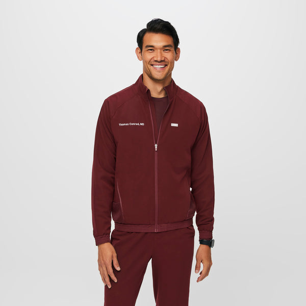 men's Burgundy Cobaki - Scrub Jacket