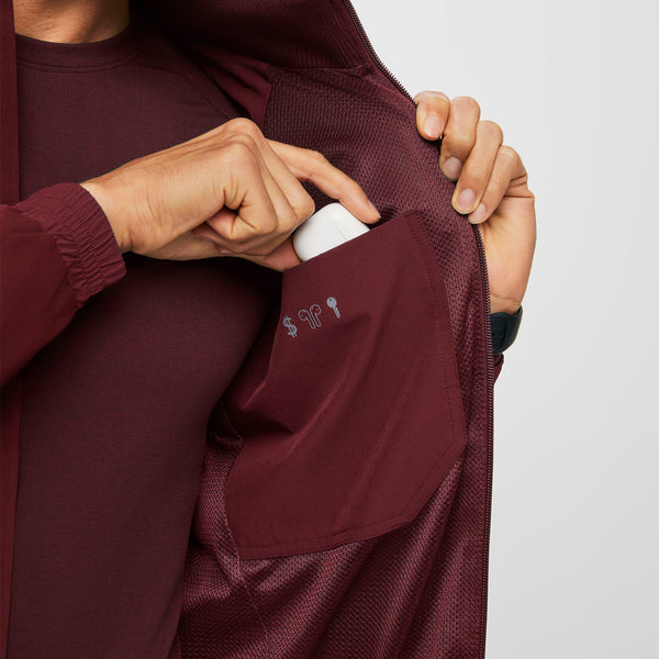 men's Burgundy Cobaki - Scrub Jacket