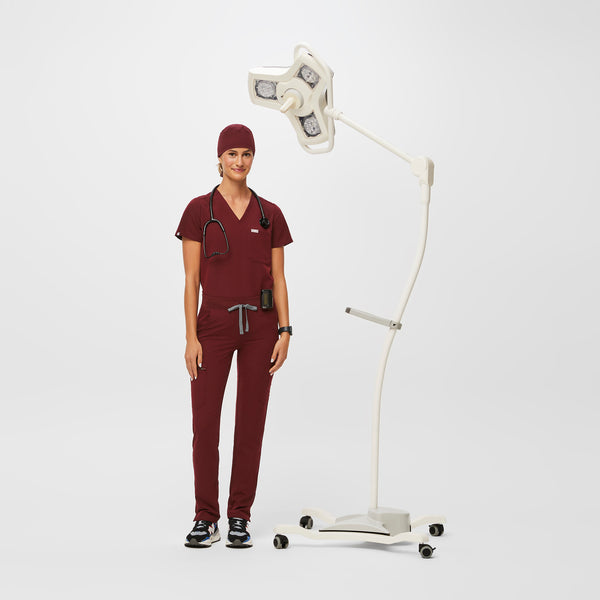 Burgundy Modern - Classic Scrub Cap