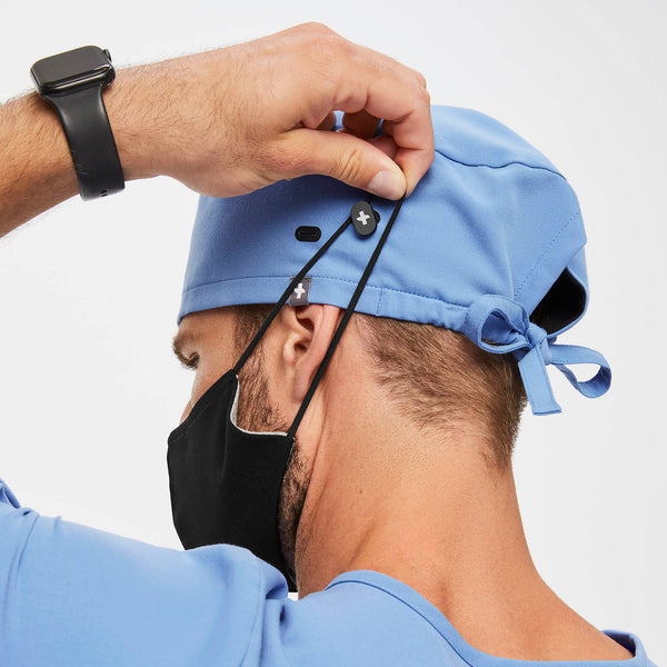 Ceil Blue Modern - Classic Scrub Cap Buttonholes