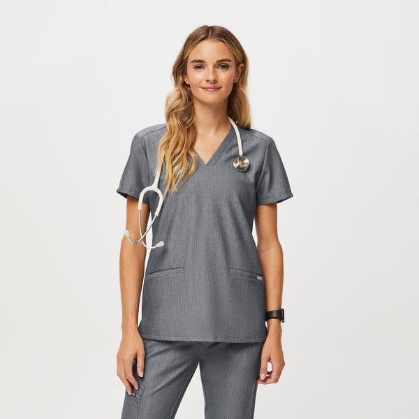 Women's Graphite Casma™ - Three-Pocket Scrub Top