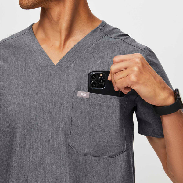 Men's Graphite Chisec™ - Three-Pocket Scrub Top