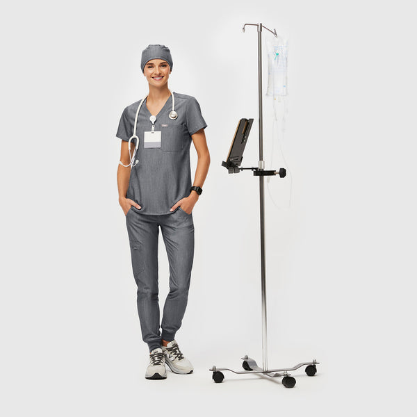Graphite Modern - Classic Scrub Cap Buttonholes
