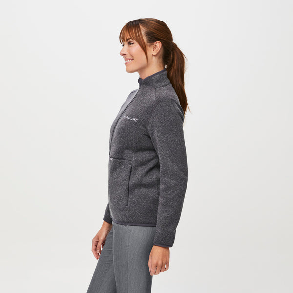 women's Heather Dark Charcoal On-Shift™ - Sweater Knit Jacket