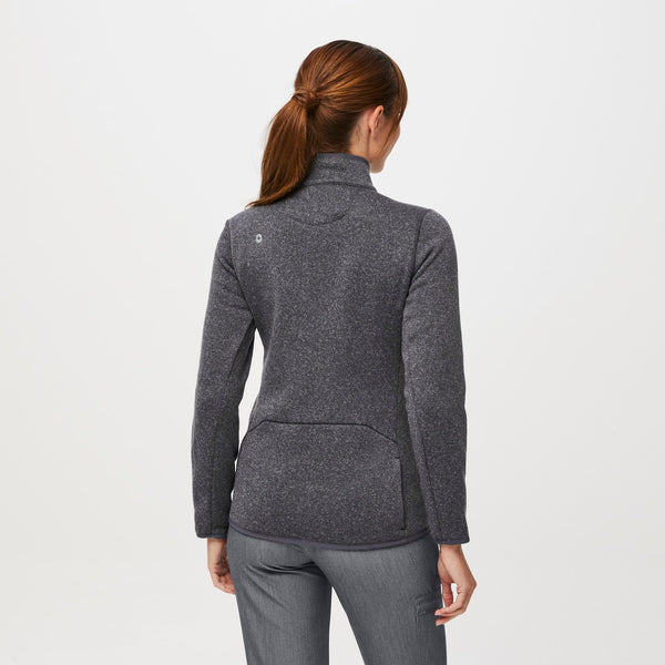 women's Heather Dark Charcoal On-Shift™ - Sweater Knit Jacket