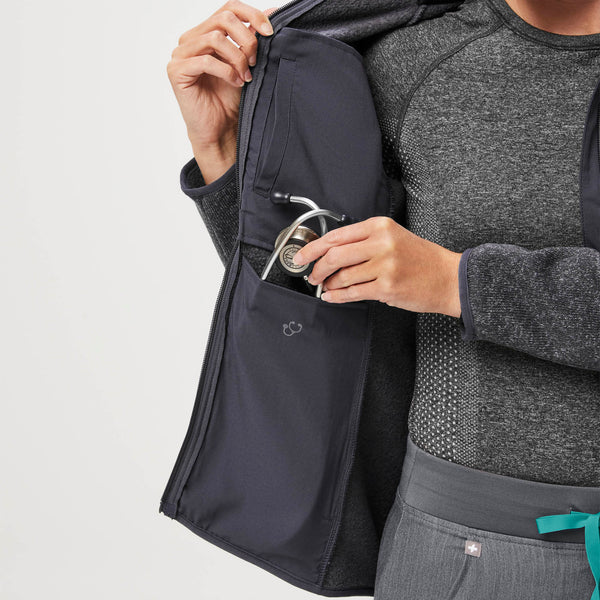 women's Heather Dark Charcoal On-Shift™ - Sweater Knit Jacket