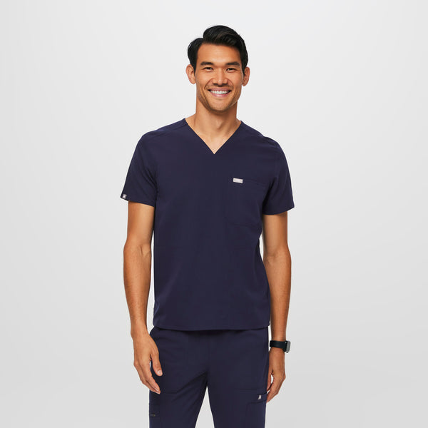 Men's Navy Chisec™ - Three-Pocket Scrub Top