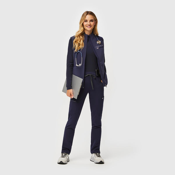 women's Navy Yola™ High Waisted 2.0 - Skinny Scrub Pants