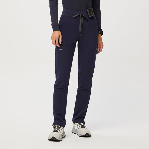 women's Navy Yola™ High Waisted 2.0 - Skinny Scrub Pants