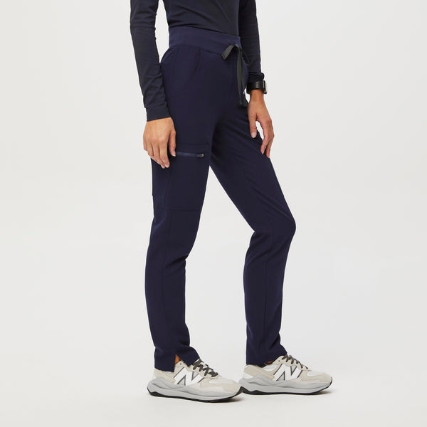 women's Navy Yola™ High Waisted 2.0 - Skinny Scrub Pants